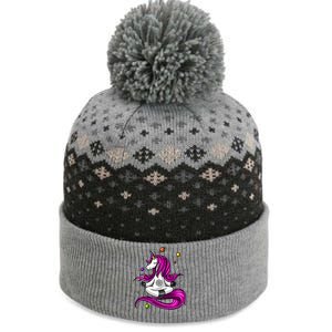 Unicorn Yoga Zen Meditation Spiritual Magical Gift The Baniff Cuffed Pom Beanie