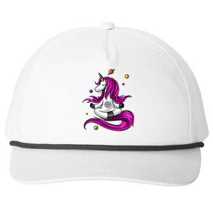 Unicorn Yoga Zen Meditation Spiritual Magical Gift Snapback Five-Panel Rope Hat