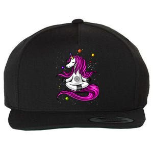 Unicorn Yoga Zen Meditation Spiritual Magical Gift Wool Snapback Cap