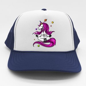 Unicorn Yoga Zen Meditation Spiritual Magical Gift Trucker Hat