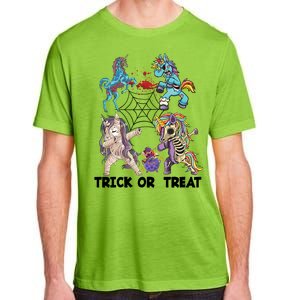 Unicorn Zombie Dabbing Halloween Zombie Trick Or Treat Gift Adult ChromaSoft Performance T-Shirt