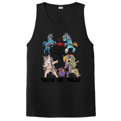 Unicorn Zombie Dabbing Halloween Zombie Trick Or Treat Gift PosiCharge Competitor Tank