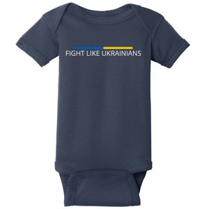 Ukrainian Zelensky Ukraine Army Green Fight Like Ukrainians Baby Bodysuit