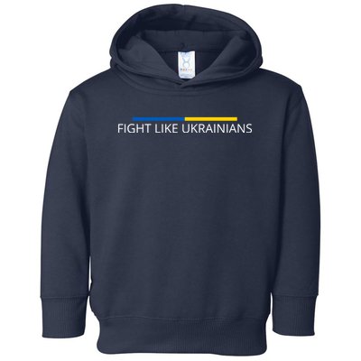 Ukrainian Zelensky Ukraine Army Green Fight Like Ukrainians Toddler Hoodie