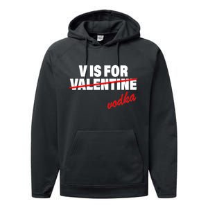 V Is For Val VODKA Performance Fleece Hoodie