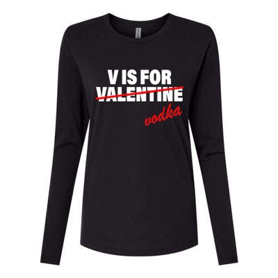 V Is For Val VODKA Womens Cotton Relaxed Long Sleeve T-Shirt