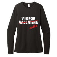 V Is For Val VODKA Womens CVC Long Sleeve Shirt