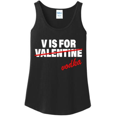 V Is For Val VODKA Ladies Essential Tank