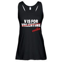 V Is For Val VODKA Ladies Essential Flowy Tank