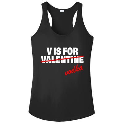 V Is For Val VODKA Ladies PosiCharge Competitor Racerback Tank
