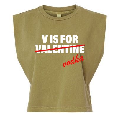 V Is For Val VODKA Garment-Dyed Women's Muscle Tee