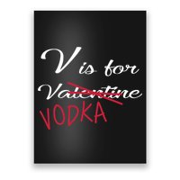 V Is For Valentine Vodka Poster