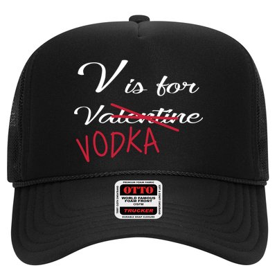 V Is For Valentine Vodka Trucker Hat
