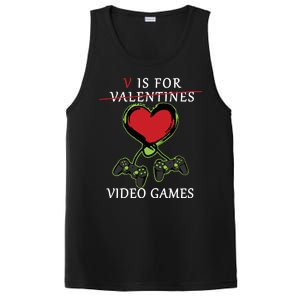 V Is For Video Games Anti Valentines PosiCharge Competitor Tank