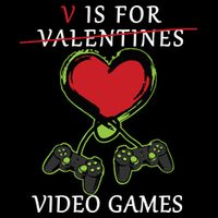 V Is For Video Games Anti Valentines Wool Snapback Cap