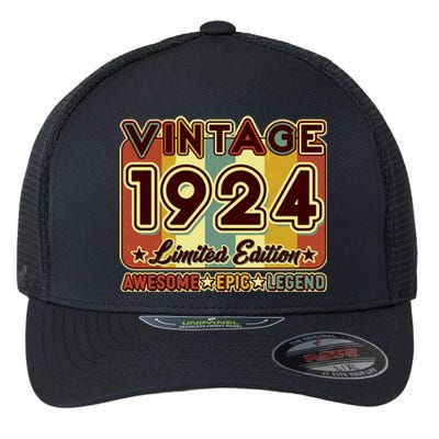 Vintage 1924 100th Birthday Limited Edition Awesome Epic Legend Flexfit Unipanel Trucker Cap