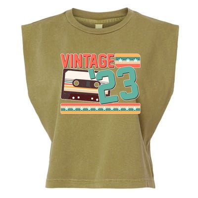 Vintage 1923 100th Birthday Cassette Tape Garment-Dyed Women's Muscle Tee