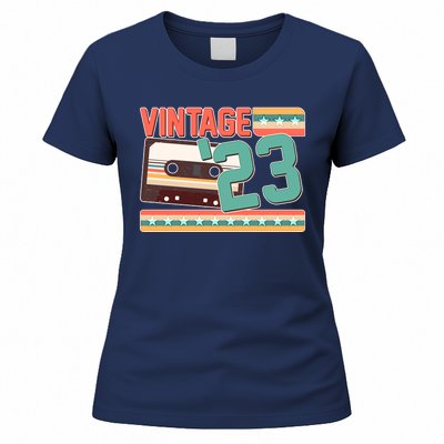 Vintage 1923 100th Birthday Cassette Tape Women's T-Shirt