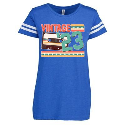 Vintage 1923 100th Birthday Cassette Tape Enza Ladies Jersey Football T-Shirt