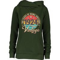 Vintage 1924 100 Years Of Being Awesome Womens Funnel Neck Pullover Hood