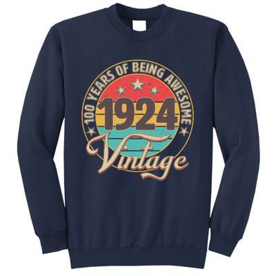 Vintage 1924 100 Years Of Being Awesome Sweatshirt