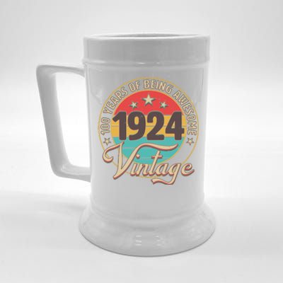 Vintage 1924 100 Years Of Being Awesome Beer Stein