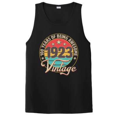 Vintage 1923 100 Years Of Being Awesome PosiCharge Competitor Tank