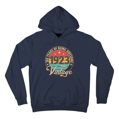 Vintage 1923 100 Years Of Being Awesome Hoodie