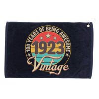 Vintage 1923 100 Years Of Being Awesome Grommeted Golf Towel