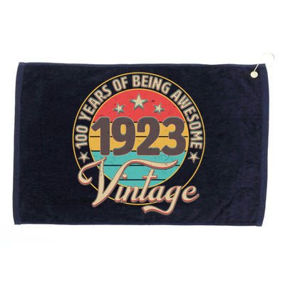 Vintage 1923 100 Years Of Being Awesome Grommeted Golf Towel