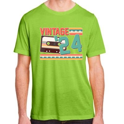 Vintage 1924 100th Birthday Cassette Tape Adult ChromaSoft Performance T-Shirt