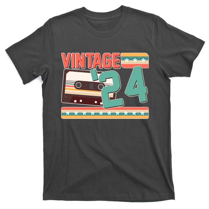 Vintage 1924 100th Birthday Cassette Tape T-Shirt