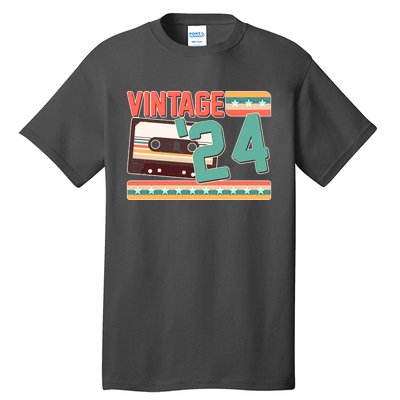 Vintage 1924 100th Birthday Cassette Tape Tall T-Shirt