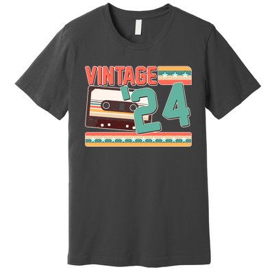 Vintage 1924 100th Birthday Cassette Tape Premium T-Shirt