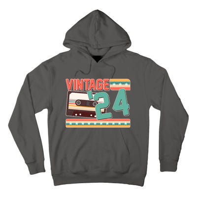 Vintage 1924 100th Birthday Cassette Tape Tall Hoodie