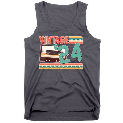 Vintage 1924 100th Birthday Cassette Tape Tank Top