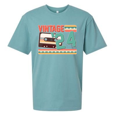 Vintage 1924 100th Birthday Cassette Tape Sueded Cloud Jersey T-Shirt