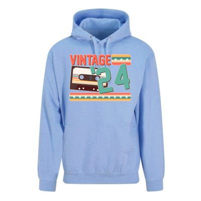 Vintage 1924 100th Birthday Cassette Tape Unisex Surf Hoodie