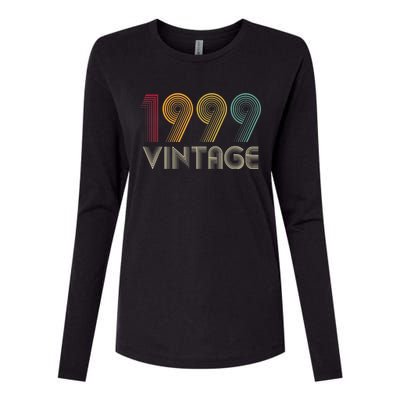 Vintage 1999  24th Birthday Gifts 24 Years Old Womens Cotton Relaxed Long Sleeve T-Shirt