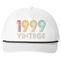 Vintage 1999  24th Birthday Gifts 24 Years Old Snapback Five-Panel Rope Hat