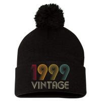 Vintage 1999  24th Birthday Gifts 24 Years Old Pom Pom 12in Knit Beanie