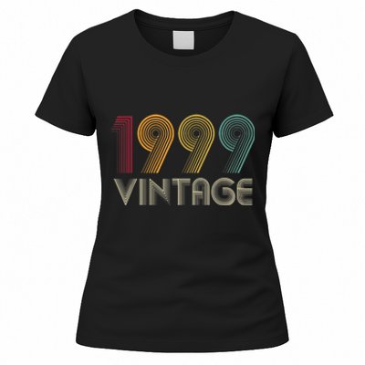 Vintage 1999  24th Birthday Gifts 24 Years Old Women's T-Shirt