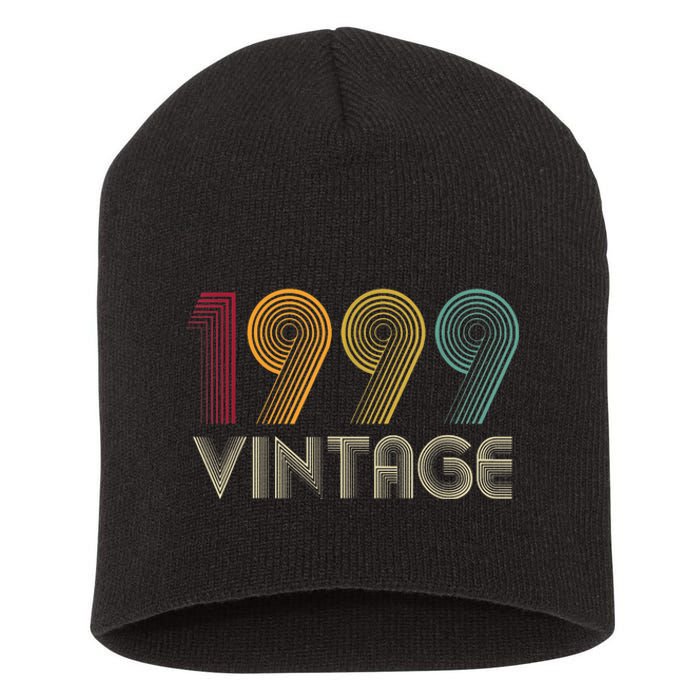 Vintage 1999  24th Birthday Gifts 24 Years Old Short Acrylic Beanie