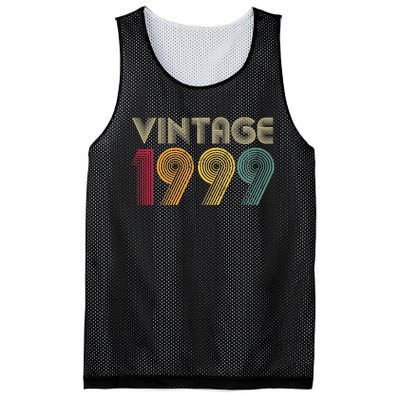 Vintage 1999 25th Birthday 25 Years Old Mesh Reversible Basketball Jersey Tank