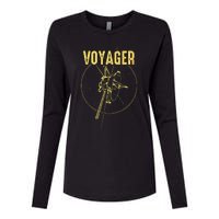 Voyager 1 & 2 Space Probe Solar System Astronomy Spaceflight Womens Cotton Relaxed Long Sleeve T-Shirt