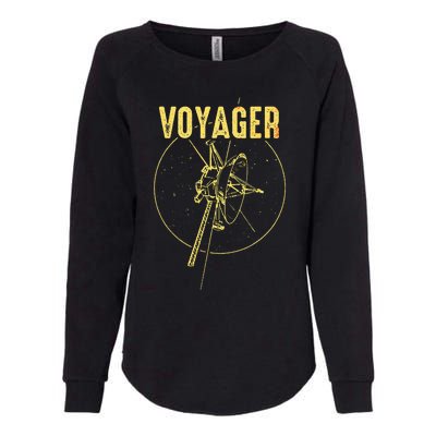 Voyager 1 & 2 Space Probe Solar System Astronomy Spaceflight Womens California Wash Sweatshirt