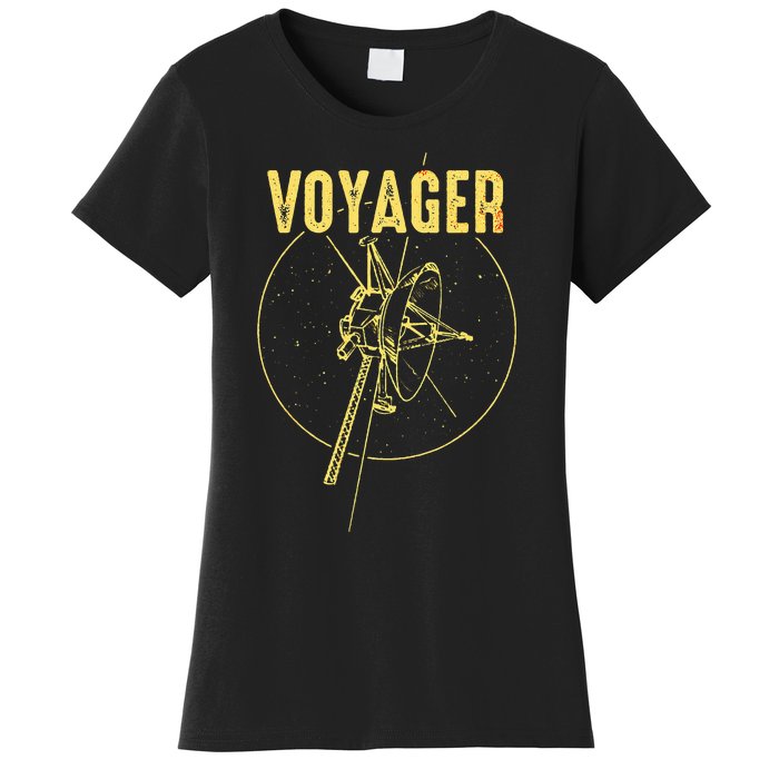 Voyager 1 & 2 Space Probe Solar System Astronomy Spaceflight Women's T-Shirt