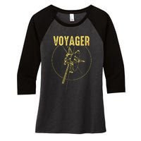 Voyager 1 & 2 Space Probe Solar System Astronomy Spaceflight Women's Tri-Blend 3/4-Sleeve Raglan Shirt