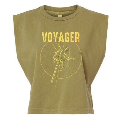 Voyager 1 & 2 Space Probe Solar System Astronomy Spaceflight Garment-Dyed Women's Muscle Tee