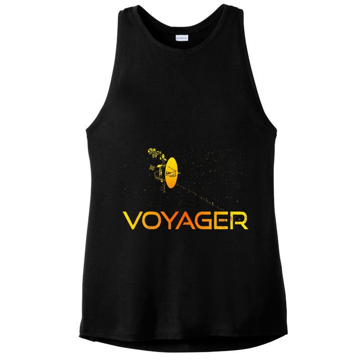 Voyager 1 & 2 Space Probe Solar System Astronomy Spaceflight Ladies PosiCharge Tri-Blend Wicking Tank